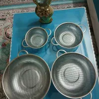 آبکش استیل 4عدد