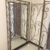 ایینه بزرگ و‌پارتیشن ۴ تکه و دیوارکوب