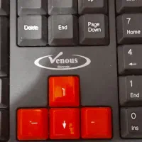 کیبورد در حد نو خیلی کم  و تازه استفاده شده