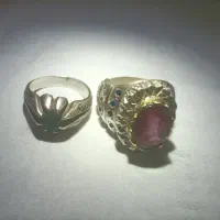 انگشتر یاقوت و زمرد