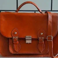 کیف چرم دست دوز باچرم گاوی