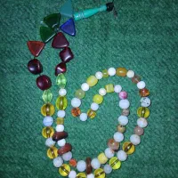 تسبیح قدیمی پرشده تماماازسنگهای اصل وباارزش