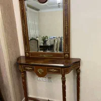 آینه کنسول برنز کاری شده|بوفه، ویترین، کنسول|تهران, ارم|دیوار