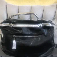 کیف مشکی نقره ای وارداتی سایز۳۵/۳۰|کیف، کفش، کمربند|تهران, فاطمی|دیوار