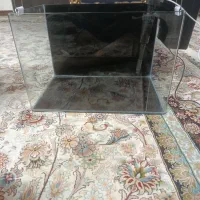 دو تا اکواریوم ۵۰ سانتی و ۳۸ سانتی بغل خم