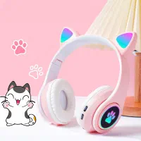 هدفون B39M عروسکی هدفون گربه ای بی سیم مدل B39M