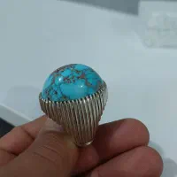 انگشتر فیروزه دامله تمام مغز