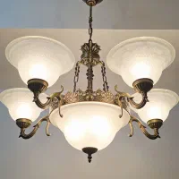 ۱۰جفت لوستر مجلل و‌ممتاز (هر۲ تصویرمربوط به ۱ جفت)|لوستر و چراغ آویز|تهران, اقدسیه|دیوار