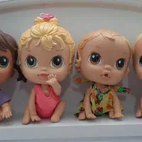 ست کامل عروسک‌های قدیمی Hasbro