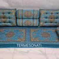 پخش ست سنتی ترمه زرکبافت اصل|پشتی|کرج, باغستان|دیوار