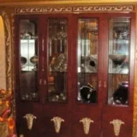 بوفه ظرف چوبی وارداتی بسیار شیک کارکرده|بوفه، ویترین، کنسول|مشهد, احمدآباد|دیوار