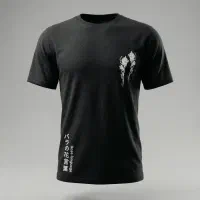 تیشرت (پارچه ماکان) طرح گل رز