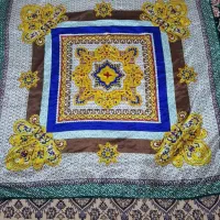 روسری قواره بزرگ قدیمی|لباس|ارشق, |دیوار