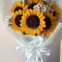 گل های دست بافت