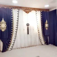 روزی ۵۰ تومن بده پنجره خونتو باپرده قسطی زینت بده|پرده، رانر، رومیزی|اهواز, شریعتی جنوبی|دیوار