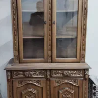 بوفه با چوب گردو ، دو تیکه