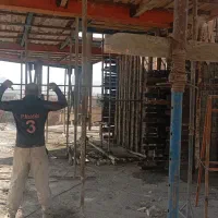 قالب بندی و آرماتور بندی سقف و دیوار برشی