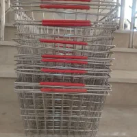 سبد فروشگاه نردبان 2 سر تختخواب یکنفره فرفورژه|تخت و سرویس خواب|کرمانشاه, |دیوار