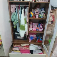 تخت و کمد کودک نوجوان به همراه تشک برند آپادانا