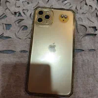 آیفون 11 پرومکس طلایی دو سیم zaa iphone 11promax