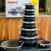 سرویس قابلمه14پارچه گرانیتی لانه زنبوری هلنانونو|ظروف پختوپز|مریوان, |دیوار