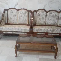 موبل هفت نفره با چوب گردو