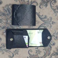 کیف پول جیبی چرم طبیعی و دست دوز