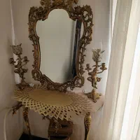 آینه کنسول برنز...شمعدان سالم