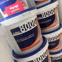چسب خمیری کفپوش 8000 AMK در اندازه 4 و 10 کیلویی
