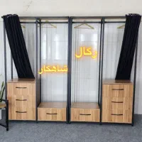 کد ۱۱۶ چهار چوب/پرده پانچی دار/چهار باکس رگال|بندرخت و رخت‌آویز|ارومیه, |دیوار