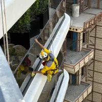 کار در ارتفاع با طناب