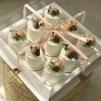 باکس خواستگاری،کیک و گل، دفاعیه، شیرینی، شمع