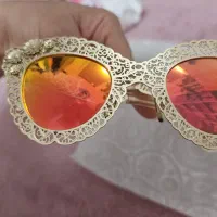 عینک دودی دخترونه طرح‌دار فانتزی