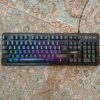 کیبورد نیمه مکانیکال مدل Green GK 601-RGB