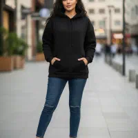 هودی مشکی زنانه