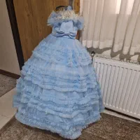 پیراهن بچگانه آبی