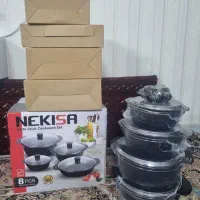 سرویس چدن تفلون ۸ پارچه نکیسا