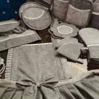 سرویس آشپزخانه عروس|سفره، حوله، دستمال آشپزخانه|اراک, |دیوار