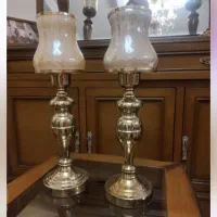 شمعدونی با ساعت و  آباژور