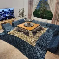 لحافکرسی شاندیز سنتی ماشیندوز قواره بزرگ|رختخواب، بالش، پتو|تهران, مولوی|دیوار