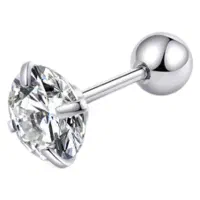 پیرسینگ گوش تک نگین