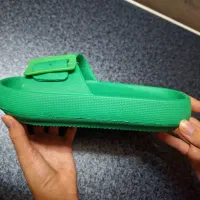 دمپایی زنانه مدل میترا / رنگ سبز / سایز ۳۷|کیف، کفش، کمربند|برخوار, |دیوار