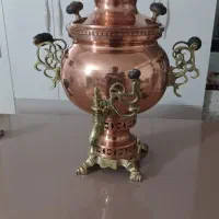 سماور زغالی ۶لیتری مسی