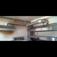 هود استیل با لوله