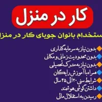 کار در منزل ویژه خانم ها