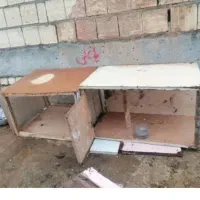 قفس چوبی ام دی اف .معاوضه با مرغ کفتر می شود