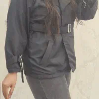 بارانی آستردار کمربند دار