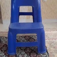 چهار پایه دو پله پلاستیکی