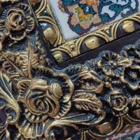 تابلوفرش ماشینی چوبی بزرگ