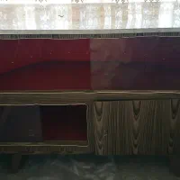 ویترین کمد چوبی